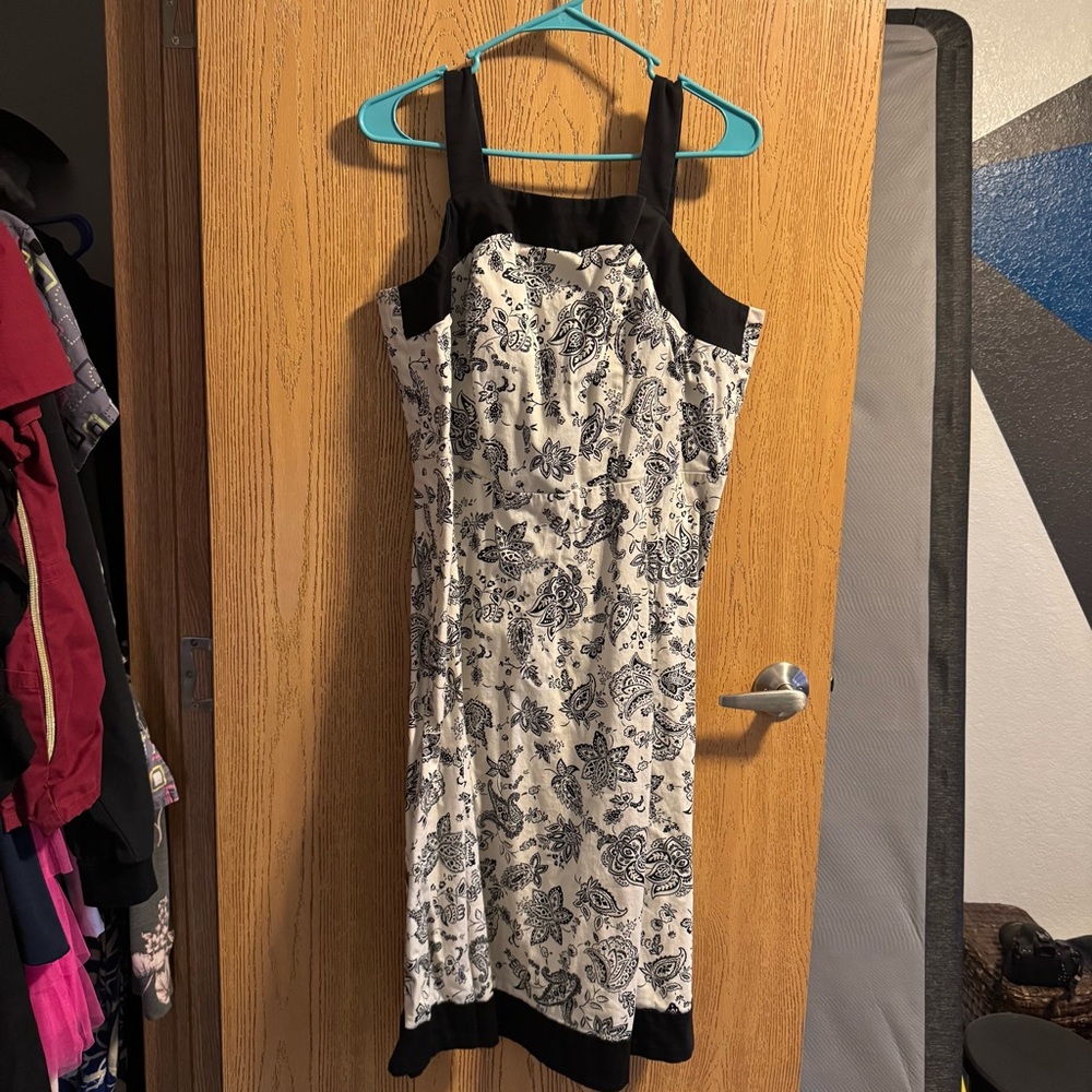 R&K Black and White  Dress